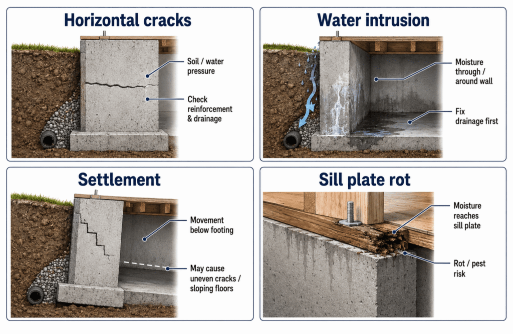 Common Stem Wall Foundation Problems