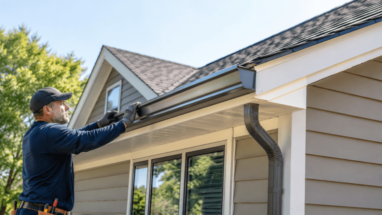 Gutter installation cost calculator house gutters