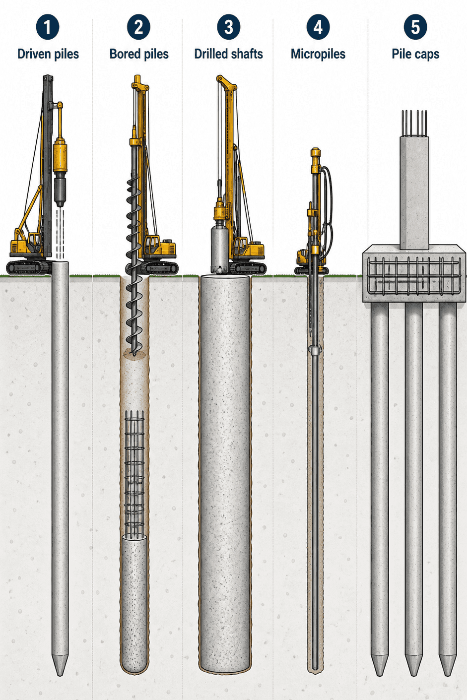 deep foundations types