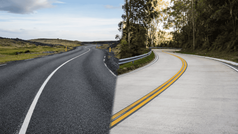 Asphalt vs Concrete Roads: Cost, Design, and Performance