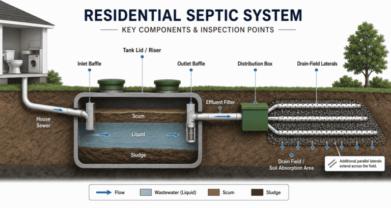 Septic Tank Inspection: Checklist, Cost & What Inspectors Check